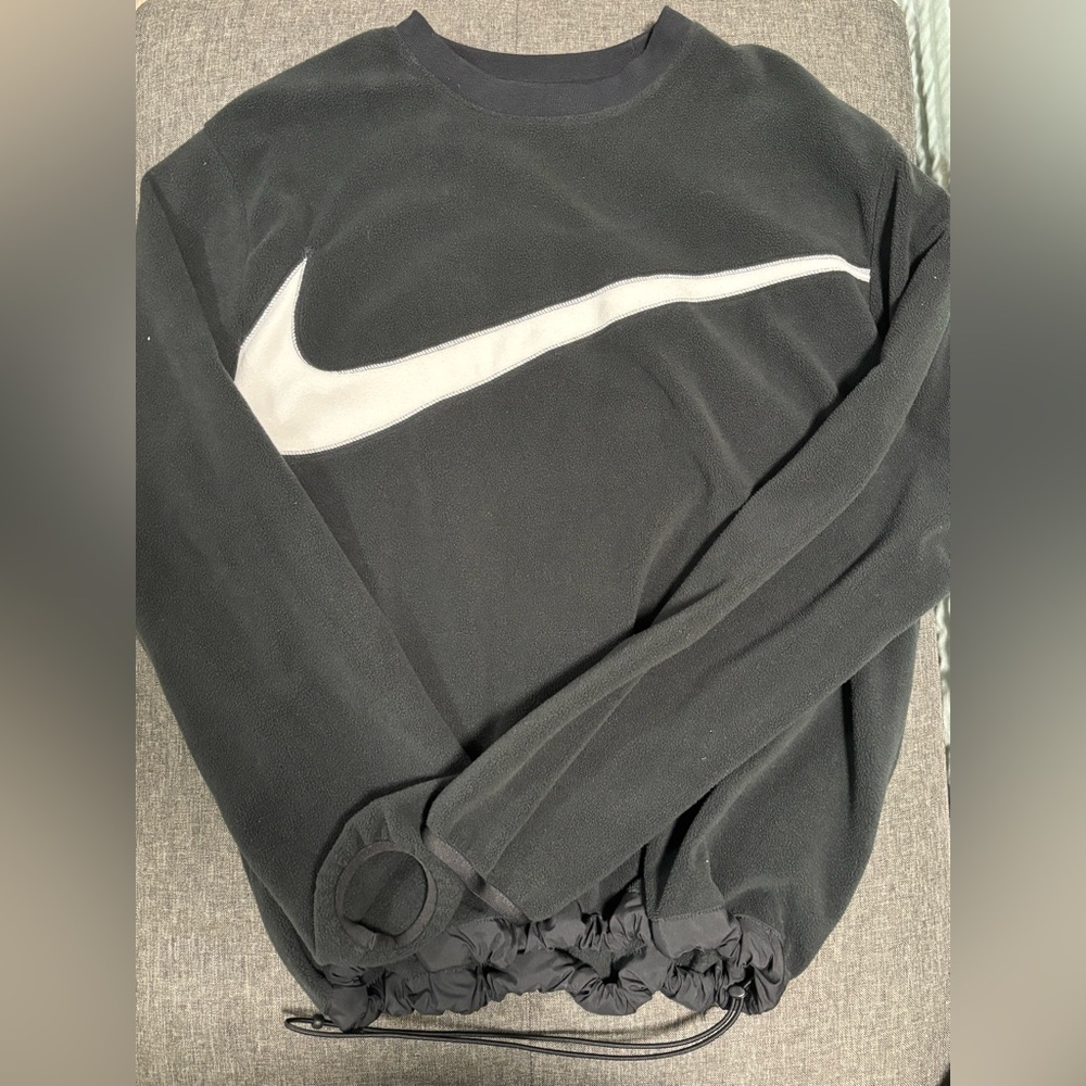 Nike Black Pullover with White Swoosh